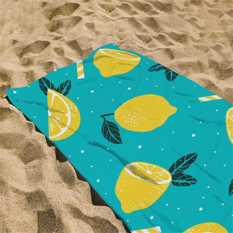 Winter Savings Clearance! Suokom Microfiber Beach Towel Super Lightweight Colorful Bath Towel Sandproof Beach Blanket Multi-Purpose Towel for Travel
