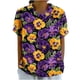 thumbnail image 1 of Blusas de Manga Corta para las Mujeres Cuello de Muñeca Lindo Lino Algodón, Impreso Suelto Camiseta para el Uso Casual, Diario Y de Verano, 1 of 4