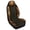 Brown Bear Fur Print, variant on Uourmeti Snakeskin Quilted Design Front Car Seat Cover Soft Seat Covers for Cars Firm Stitched Anti-Stain 1 Pieces Set Compatible with Automobile Truck