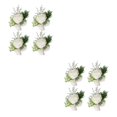 thumbnail image 1 of Qarigey Flores artificiales para bodas - Romance a un día especial Novia Fácil de usar Amplia aplicación premium Blanco leche Corsage ramillete blanco como la leche Cuerpo 2Conjunto, 1 of 6