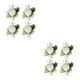 thumbnail image 2 of Minnieouse Sueño de novia Ramo de flores artificiales con un toque de elegancia de flores artificiales Boda Fácil de usar Ramillete de ramillete ramillete blanco como la leche Cuerpo 2Conjunto, 2 of 6