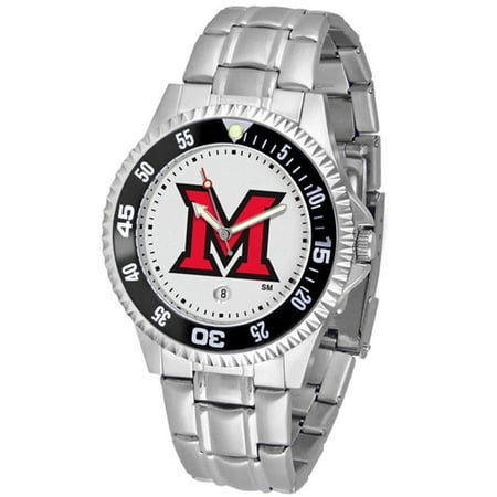 Ncaa Competitor Metal Band Watch - Miami Ohio Redhawks NCAA