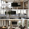 thumbnail image 2 of Mount-It! Ceiling TV Mount | Fits 42"-98" TVs, Full Motion and Tilt, 2 of 11
