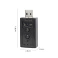 thumbnail image 5 of Jnismy Sound Card Professional MIC Recording Analog 7.1 Channel USB External Audio Transfer for Home, 5 of 6