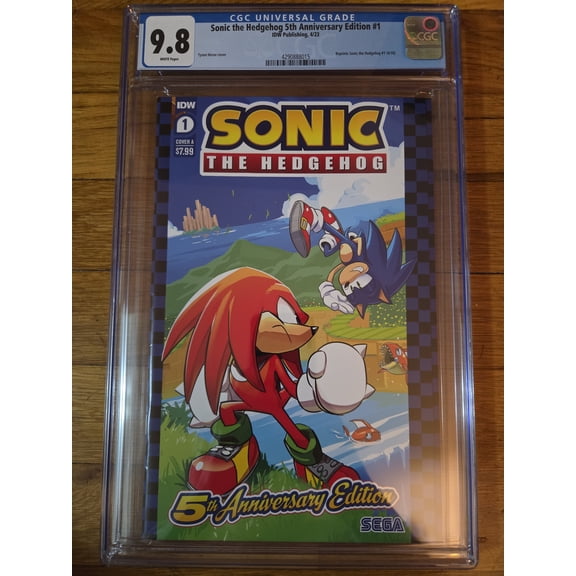 Sonic the Hedgehog 5th Anniversary Edition #1 - CGC 9.8 Comic Book