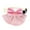 Pink, variant on Bowknot Cat Collar Soft Kitten Collar Solid , Comfortable Breakaway Buckle Adjustable Pet Collar for Kitty Cats Puppy