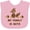 AD-Pink, variant on Inktastic My Family is Nuts Boys or Girls Baby Bib
