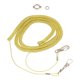 thumbnail image 4 of Pet Bird Leash Parrot Foot Chain Anillo de tobillera de entrenamiento de acero plástico para saliente Cuerda 10m y Anillo tobillera talla 9 Jinwen Cuerda Elástica Parrot Bird, 4 of 8