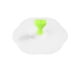 thumbnail image 1 of Toystoory Cubierta elegante de la taza del silicón para la limpieza y la portabilidad fáciles Cubiertas de la taza del silicón Tapas de la Organizadores de utensilios de cocina verde transparente, 1 of 6