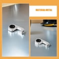 thumbnail image 3 of ADDHAT 2Ud Abrazaderas Para Protector De Manillar De Motocicleta Color Plata Con Ergonómico Y Alta Estabilidad, 3 of 7