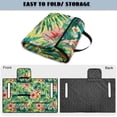 thumbnail image 6 of Pzuqiu Quilted Golf Seat Covers, Compatible with Golf Cart, Suitable for Yamaha Foldable, Tropical Floral Pattern, 6 of 8