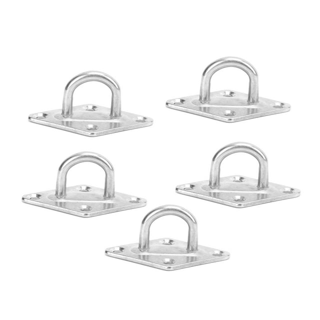 Accessoires de Fixation de Store en Acier Inoxydable, 10 Pcs Boucle de Porte en Acier Inoxydable M5 Boucle Fixe en Forme de Diamant Boucle de Porte en Acier Inoxydable Caractéristiques de Pointe