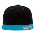 thumbnail image 3 of Yupoong Mens The Classic Premium Snapback 2-Tone Cap, 3 of 3