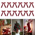 thumbnail image 5 of 12 Pcs Velvet Christmas Bows for Tree, 5.1 x 7.1 Inch Red Velvet Ornaments, Rustic Xmas Bows for Tree, Wedding, Outdoor & Indoor DÃ©cor, for Garland & Gift Wrapping, Holiday Decorations, 5 of 10
