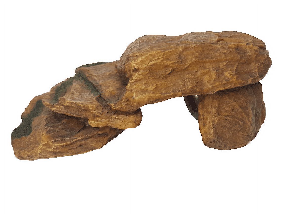 Desert Rock Ledge Cave Formation perfect for Fish Tanks, Reptiles, Artificial Aquarium Fish Tank Decoration Ornament, Fish, Reptile & Turtle Safe Polyresin