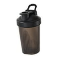 thumbnail image 2 of EHJRE Shaker Bottle Milkshake Cup 401-500ml Portable Mixing Cup Leakproof Shaker Cups Mixer Bottle for Milk Water Drinks Coffee Gym Black, 2 of 8