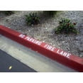 thumbnail image 3 of Curb N Sign Fire Lane Stencil - 4 Inch Premium No Parking Stencil for Customizing Curbs or Parking Lots - Reusable Made in USA with Thick Premium Plastic for multisurfaces (2 Pack), 3 of 5