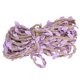 thumbnail image 3 of Guirnalda trenzada de cinta de cáñamo morada con hojas artificiales para decoración de ramos y accesorios de bricolaje, 10 m, 3 of 8