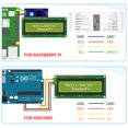 thumbnail image 4 of 52Pi 2-Pack I2C 1602 LCD Display Module 16X2 Character Serial Backlight LCD Module for Raspberry Pi, 4 of 7