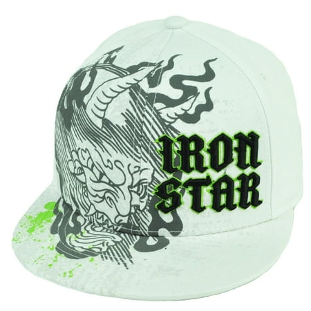 Iron Star Born Brawl Fighter UFC Mixed Martial Arts Snapback Flat Bill Hat