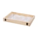 thumbnail image 1 of Caja de sombra con marco rectangular de madera, caja de almacenamiento, caja de recuerdos decorativa, flores secas, 1 of 9