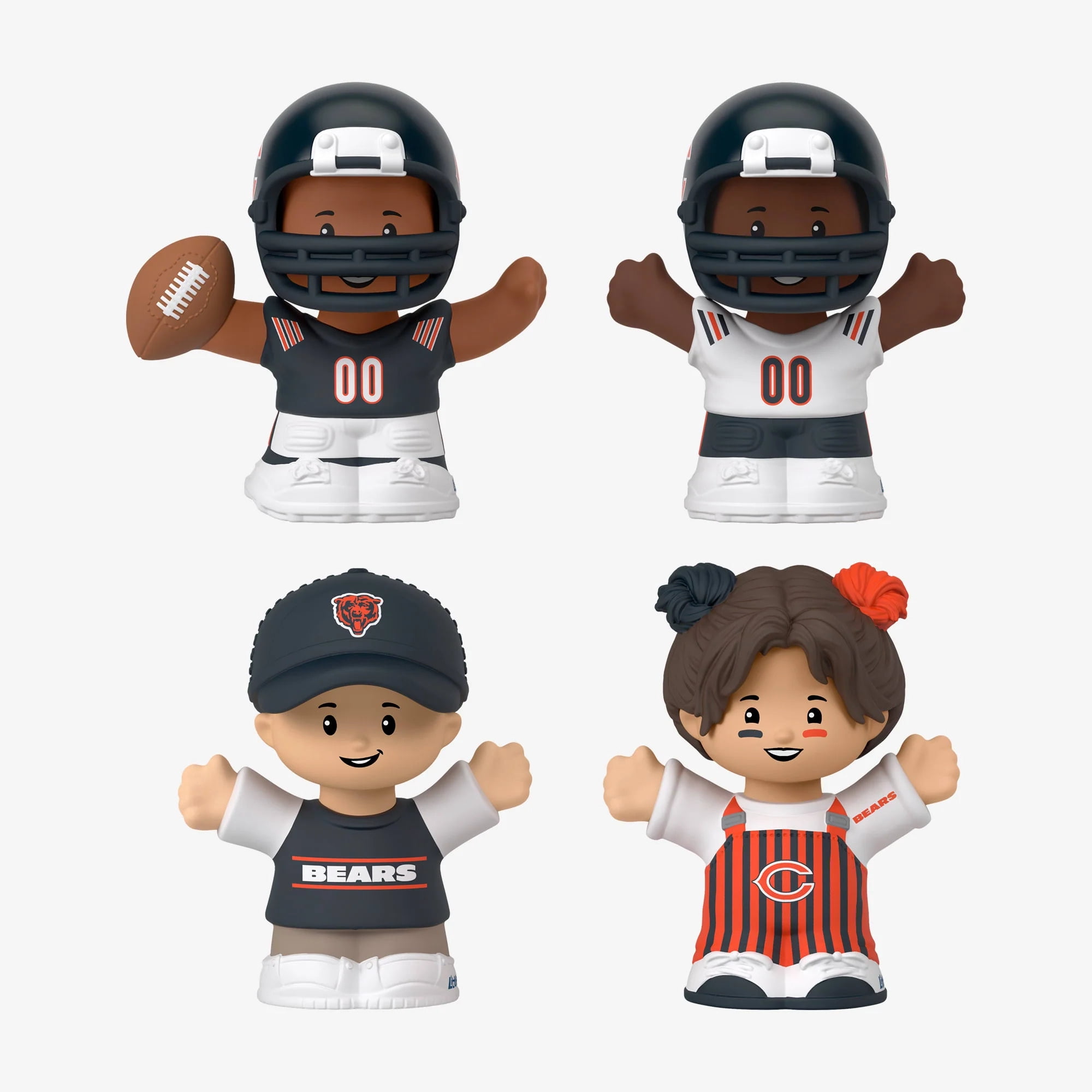 Fisher Price - Little People Collector x NFL Chicago Bears 4-Pack