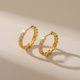 thumbnail image 5 of Pendientes Mujer Oro 18K Pendientes Turquesa Circonita Brillante Regalos Joyeria, 5 of 8