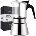 thumbnail image 1 of Vaso de cristal Geesta Premium para moka Stovetop, 240 ml, 1 of 8