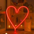 thumbnail image 4 of AMERTEER LED Neon Light Decorative Rechargeable Romantic Confession Love Heart LED Modeling Neon Light for Valentine‘s Day, 4 of 8