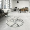 thumbnail image 3 of Ahgly Company Indoor Rectangle Contemporary Dark Gray CON3048X Area Rugs, 7' x 10', 3 of 6