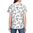 thumbnail image 7 of Wukai Hand Drawn Turtle Youth Unisex Short Sleeve T-Shirt for Boys, Girls, Teens, and Kids-X-Small, 7 of 7