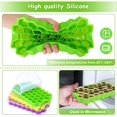 thumbnail image 3 of Silicone Ice Cube Trays 3-Pack 37-Fold Ice Cube Tray Stackable Ice Cube Tray, 3 of 4