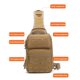 thumbnail image 2 of Mochila multifuncional para acampar Bolso bandolera con hebilla desmontable (marrón), 2 of 9