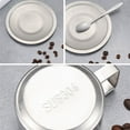 thumbnail image 2 of Bgsha Tasse à Café à Double Compartiment pour Usage Intérieur avec Cuillère Style Vintage Classique Design à Double Paroi Cool au Toucher, 2 of 9