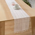 thumbnail image 4 of Camino de escritorio con borlas Sunnimix Beige 30x280cm, 4 of 7