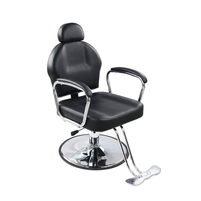 Silla para Peluquería TOPLIVING Alta Comodidad Reclinable con descansapies