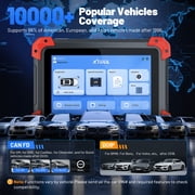 XTOOL D7 BT V2.0 Bi-Directional Scan Tool, Full System OBD2 Scanner Bluetooth with ECU Cod-ing, FCA, 36+ Services, 3-Year Free Update
