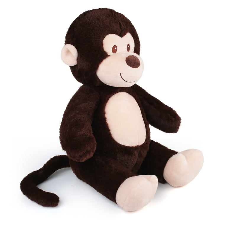 MorisMos Clearance Stuffed Animals Under 10 Dollars, 12 inch Plush Monkey  with Banana, Cheap Monkey Stuffed Animal, 2-in-1 Toy Set for Kids Christmas