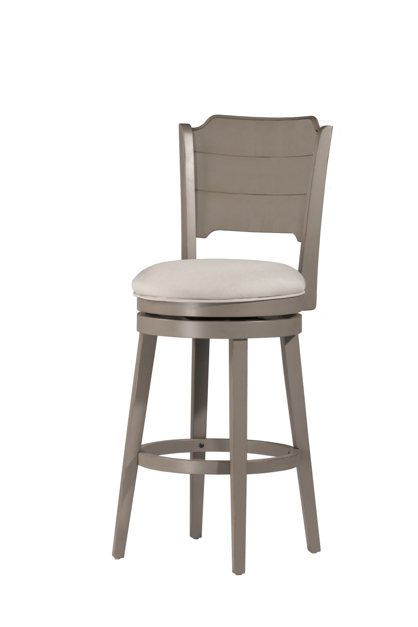 Hillsdale Furniture Clarion Swivel Bar Stool, Distressed Gray Walmart