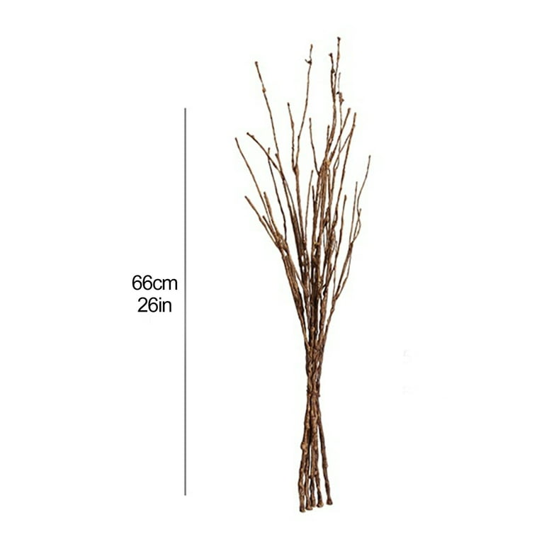 Artificial Flowers Stem-DIY Iron Wire Flower Twig Branches Stick Home  Decoration