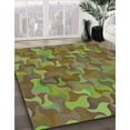 thumbnail image 3 of Ahgly Company Machine Washable Indoor Round Transitional Pistachio Green Area Rugs, 4' Round, 3 of 7