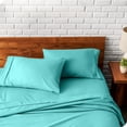 thumbnail image 4 of Bare Home  Double Brushed Pillowcase Set (Set of 2) Turquoise Standard, 4 of 5