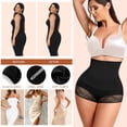 thumbnail image 5 of Werena Tummy Control Shapewear Panties for Women Shaping Underwear Slimming Body Shaper Lace Shapewear Panty Girdle, 5 of 6