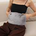 thumbnail image 4 of Electric Heating Waist Belt USB Powered, Heated Waist Wrap with Hand Pockets, Portable Heating Pad for Back Comfort, Adjustable Gray Waist Belt, 4 of 6