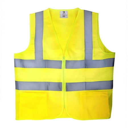 

TR Industrial Yellow High Visibility Reflective Class 2 Safety Vest Medium