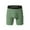 A1#-Green, variant on LPKRT Men Long Leg Boxer Briefs - Anti Chafing Mid Waist Underwear, Breathable Quick Dry Sport Bottoms(Light Gray-L)