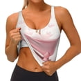 thumbnail image 4 of Lsque Cute Bathtub Printed Women'S Sports Bra, Compression, Moisture Wicking, High-Impact Sports Bra For Women,Supportive sports bra-Medium, 4 of 9