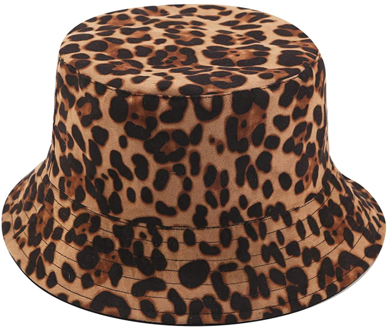 Leopard Print Bucket Hat Trendy Animal 