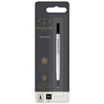 thumbnail image 1 of (Medium Nib, Pack of 1, Black) - Parker Rollerball Pen Refill Medium Nib, Black, 1 of 10