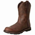 thumbnail image 1 of Men’s Durable Western Work Boots, Leather & Camo Mid-Calf Cowboy Boots, Non-Slip Outsole for Construction, Farm & Outdoor Activities, 1 of 6